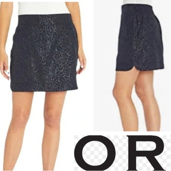Orvis Travel comfy blue stretch Skort, NWT, L - Picture 14 of 14